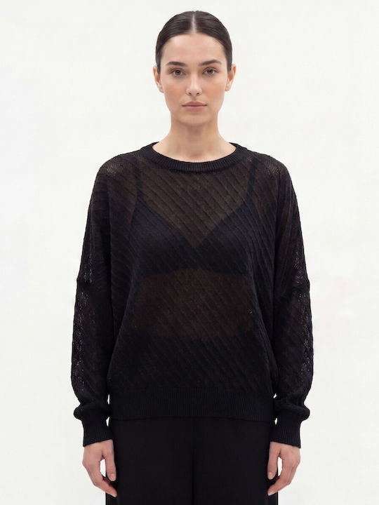 Cavalieri Damenbluse Schwarz
