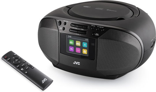 Jvc Rd-e664b-dab Cd Radio 2x2.5w Rms Bluetooth Usb Afișaj Lcd Ceas Telecomandă Negru