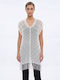 Damen Bluse Ärmellose Weiße