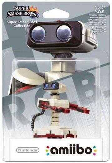 Amiibo Figure R.o.b Famicom Colors No 54 Super Smash