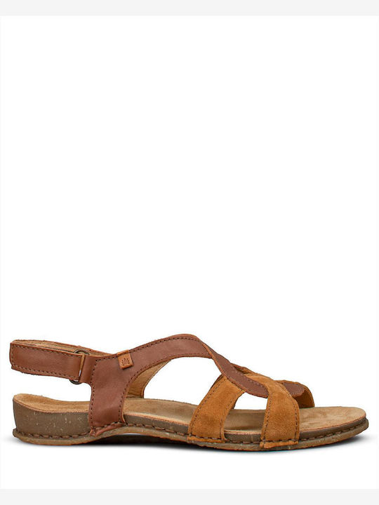 El Naturalista Panglao Flache Sandalen Für Damen Farbe Tabac Braun