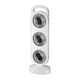 Ventilator Portabil De Birou Cu 3 Capete Usb Reîncărcabil Încărcare Rapidă Type-c Culoare Alb Negru
