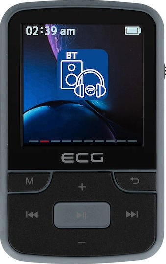 Mp3/mp4 Player Bluetooth Fm Ecran Lcd Color 1.54 Inch 32 Gb Suport Microsd Microfon Gri