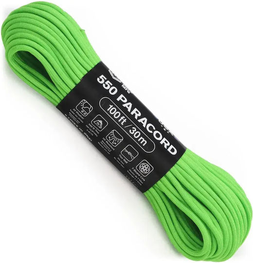 Atwood Rope Mfg Αρτάνη 550 Paracord 100 Ft Sour Apple