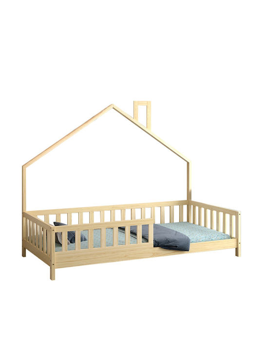 Kids Bed Montessori Classic Single Beige for Ma...
