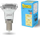 123led Λάμπα LED 4W για Ντουί E14 και Σχήμα R50 Θερμό Λευκό 345lm Dimmable