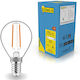 123led Λάμπα LED 2.5W για Ντουί E14 και Σχήμα G45 Θερμό Λευκό 250lm
