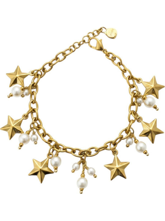 Bag to Bag Women's Chain Bracelet OO-B239 Gold