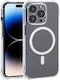 Magsafe Θήκη Σιλικόνης Air Cushion Γωνίες Transparent Apple Iphone 14 Pro Max