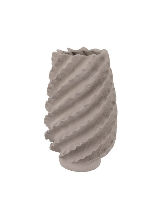 Eurolamp Decorative Porcelain Vase Beige 17.5x17.5xH56cm