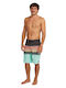 Men's Swimwear Shorts Black - Green Striped