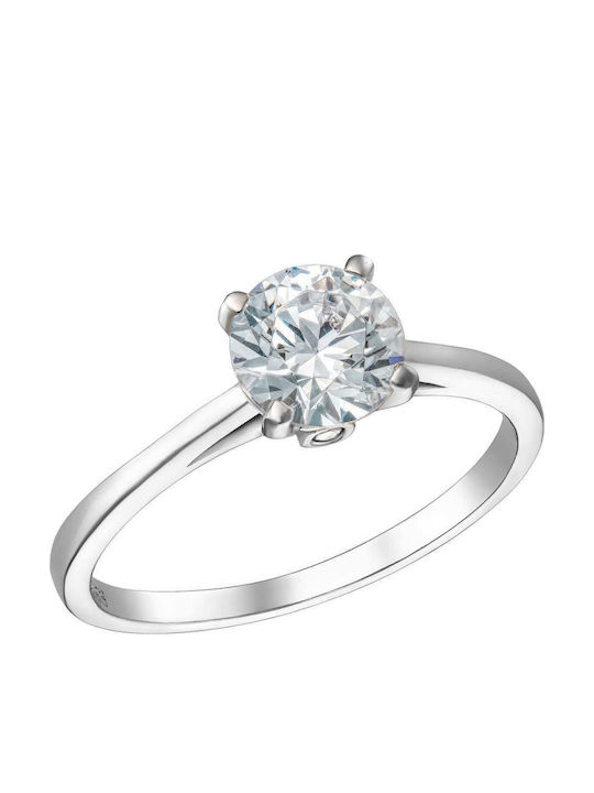 Ioannis Kosmima Single Stone Ring From 9K White...