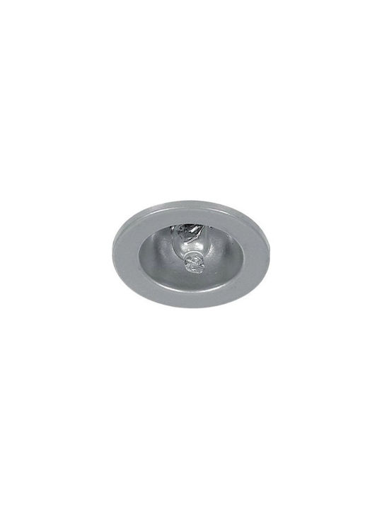 KT Lighting Στρογγυλό Μεταλλικό Πλαίσιο για Σποτ Μπρούτζινο
