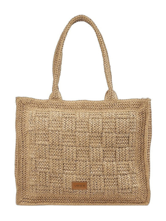 Verde Women's Shoulder Bag Beige