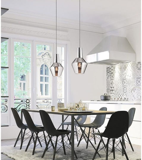 Zafferano Pendant Ceiling Light Transparent
