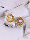 Celestino Women's Earrings Rose Pearl Gold