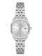 Daniel Klein Womens Battery Watch with Silver Metal Bracelet