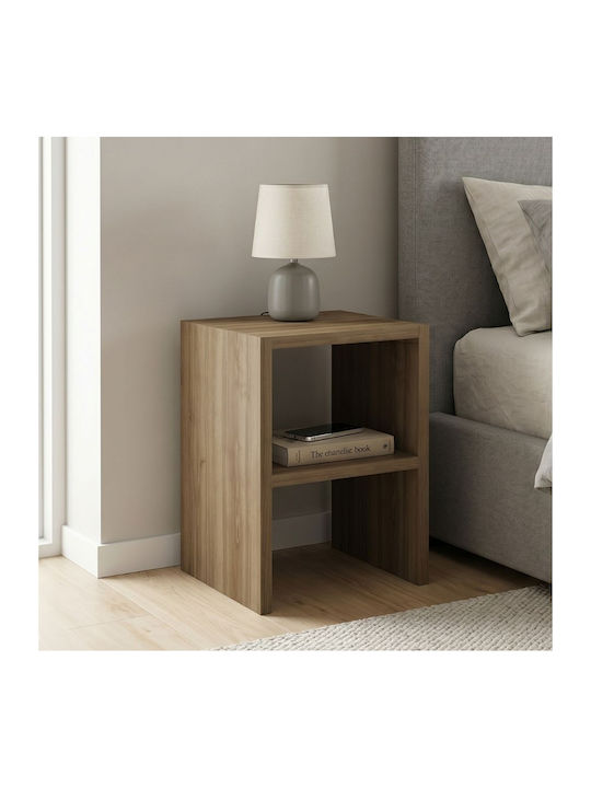 Nachttisch Smile Holzbraun 30x30x40cm