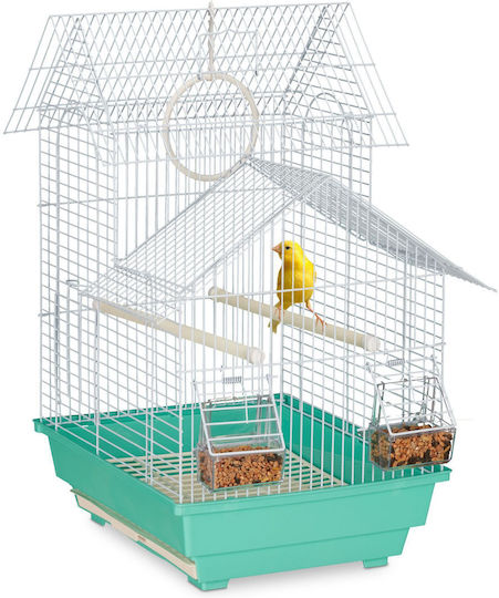 Relaxdays Colivie Pentru Păsări 50x33.5x42.5 cm Albastru Deschis
