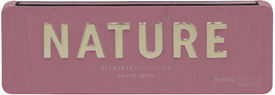 Magic Studio Palette with Eye Shadows in Pressed Powder Form Natural