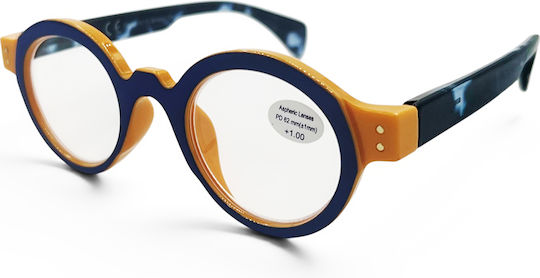 Optosquad Reading Glasses +3.50 In Navy Blue Colour OPT-3026-2
