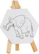 Christening Favor with Wooden Easel 12 Pieces