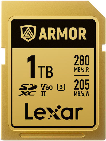 Lexar Armor Gold Memory Card Lsdamgl001t-rnnng 1tb Sdxc Uhs-ii U3