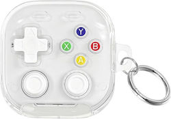 Samsung Galaxy Buds4 Buds4 Pro Xdcase Silicone Case Stand Transparent White