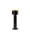 VK Lighting Outdoor LED Floor Lamp for Exterior 2.2W with Warm White Light IP65 Black