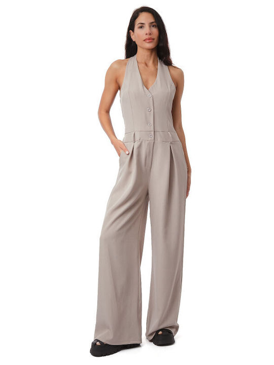 Silia D Γυναικεία Αμάνικη Ολόσωμη Φόρμα Πούρο