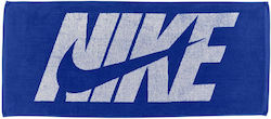 Nike Jacquard Fitnesshandtuch Baumwolle Blau 35x80cm