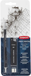 Derwent Metallic Mechanical Pencil Derwent Professional Hb 0.5 Mm Lead Refills Erasers Included Black