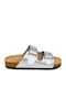 Damen Flatforms Silber