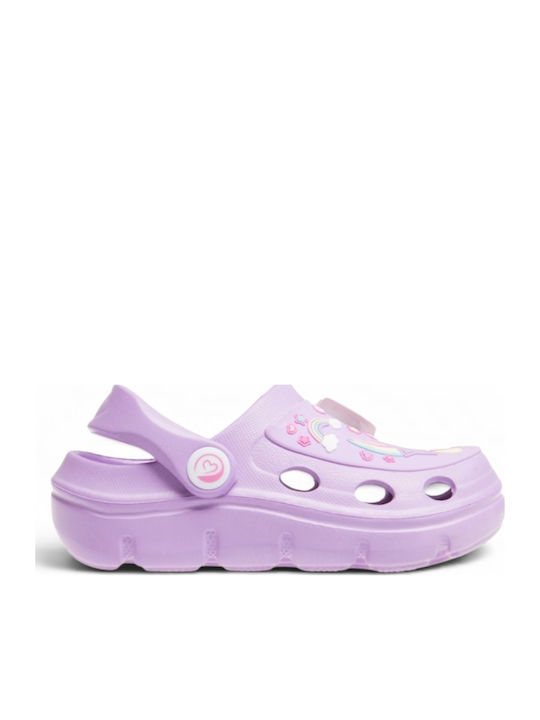 Marikelly Kids Beach Clogs Purple