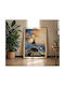 Gaming Poster Zelda Breath Wild Gm2338 40cm X 50cm White Wooden Frame