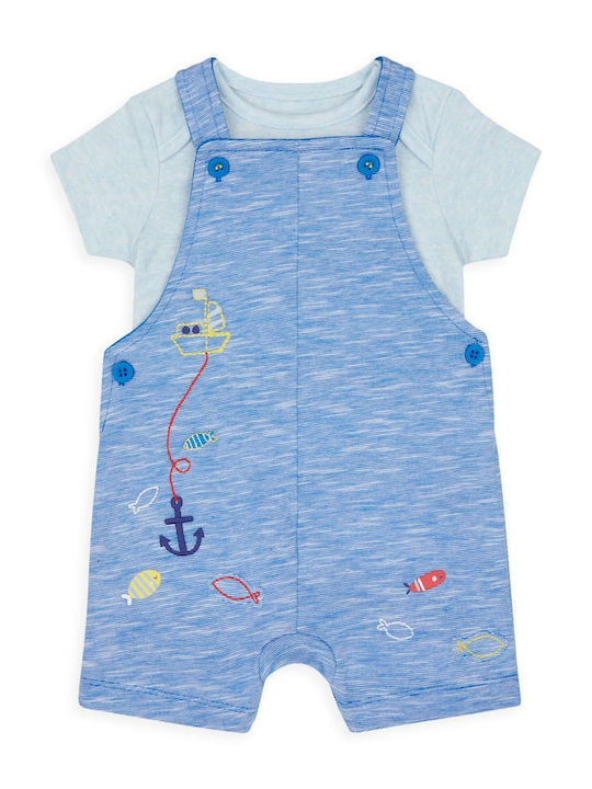 Mothercare Σετ Κορμάκι με Παντελόνι Ψαράκια