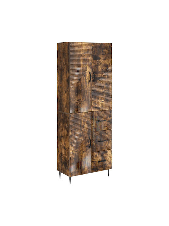 Bücherregale Rauchholz Eiche (2Stücke) 66x34.5x...
