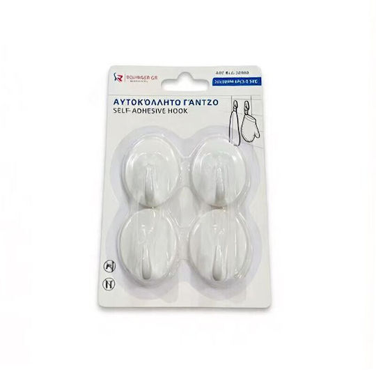 RLG-30380 Kunststoff Aufhänger mit Aufkleber 4 Stück