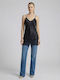 Milena by Paris Milena By Paris Damen Schlafanzug Sommer Bluse Schwarz