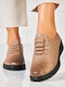 Women's Oxfords in Khaki Colour