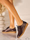 Δερμάτινα Γυναικεία Oxfords σε Καφέ Χρώμα