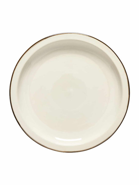 Costa Nova Stoneware Πιάτο Ρηχό Κεραμικό Καφέ με Διάμετρο 26cm