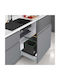 Starax Waste Bin Plastic with Sensor Grey 16lt