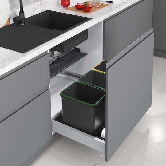 Starax Waste Bin Plastic with Sensor Grey 16lt