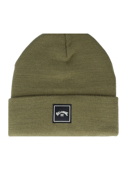 Stacked Beanie Unisex Σκούφος Πλεκτός σε Πράσινο χρώμα