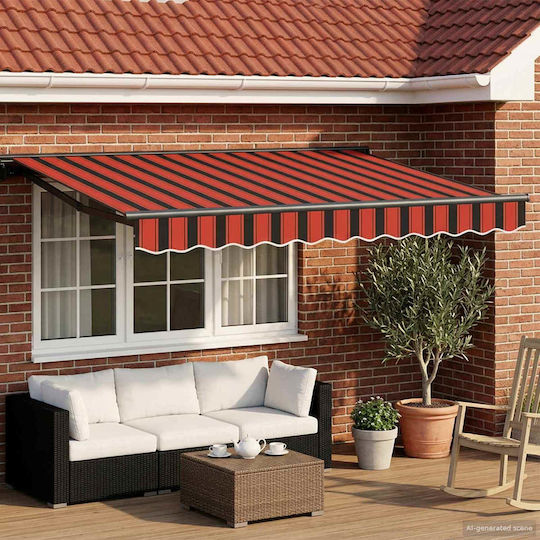 vidaXL Markisenrahmen Orange
