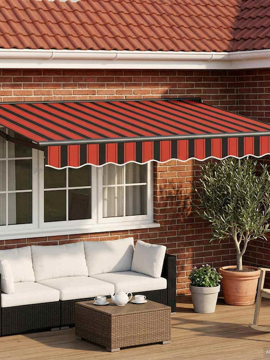 vidaXL Pavillon Terrasse Rosa 3.5x2m