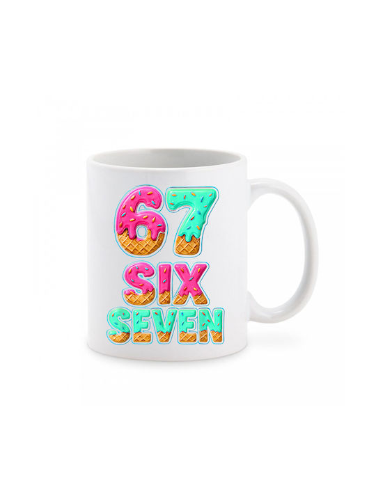 Λευκή Κούπα Six-seven