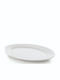 GTSA Oval Porcelain White Serving Platter 46x33cm 2 Pieces