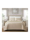 Liolios Home Savona Semi-Double Coverlet Set Sand 180x240cm 2 Pieces